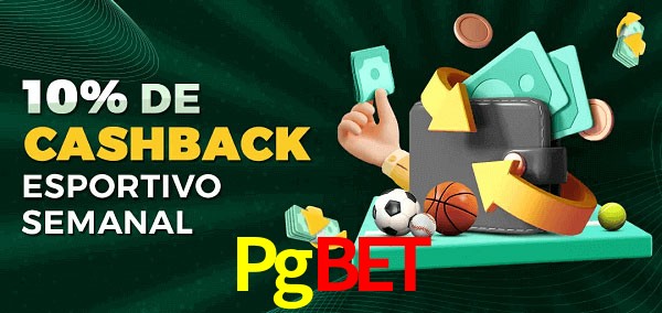 10% de bônus de cashback na Pgbet